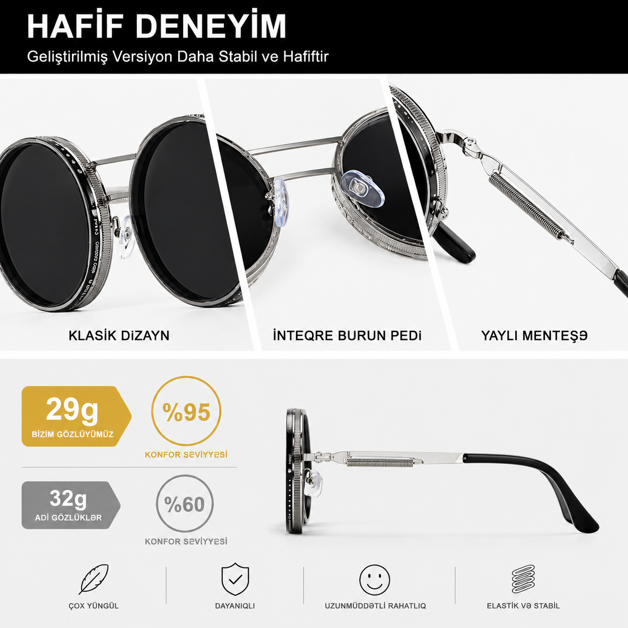 Tənzimlənən Polarizasiyalı Gün eynəyi